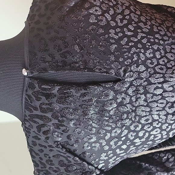 Michael Kors black leopard mini dress - Picture 3 of 7